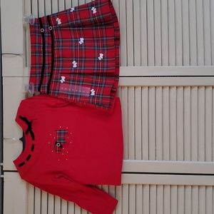 TOFFEE APPLE 2 pc top and skirt.